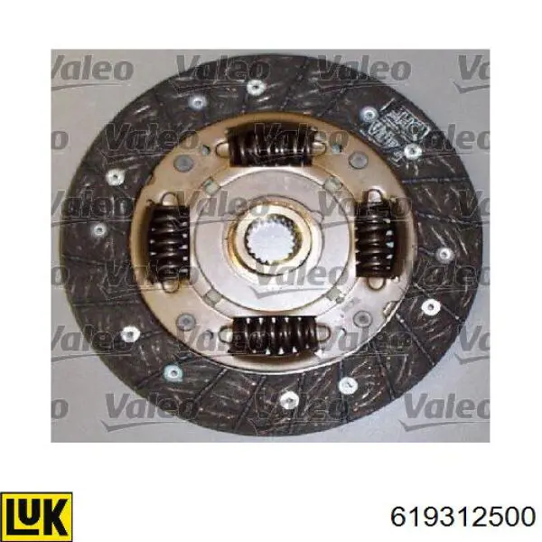 Zestaw sprzęgła (3 części) LUK 619312500 cena, od 132,24 USD