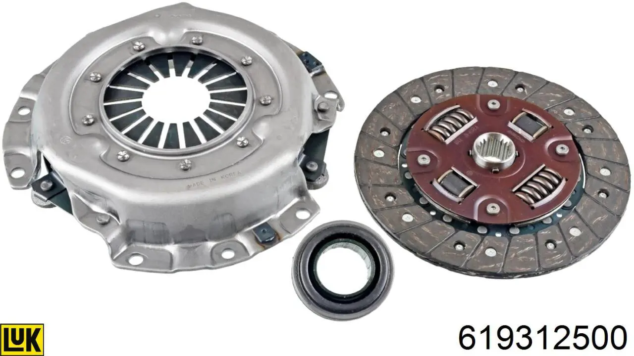 619312500 LUK Zestaw sprzęgła (3 części)