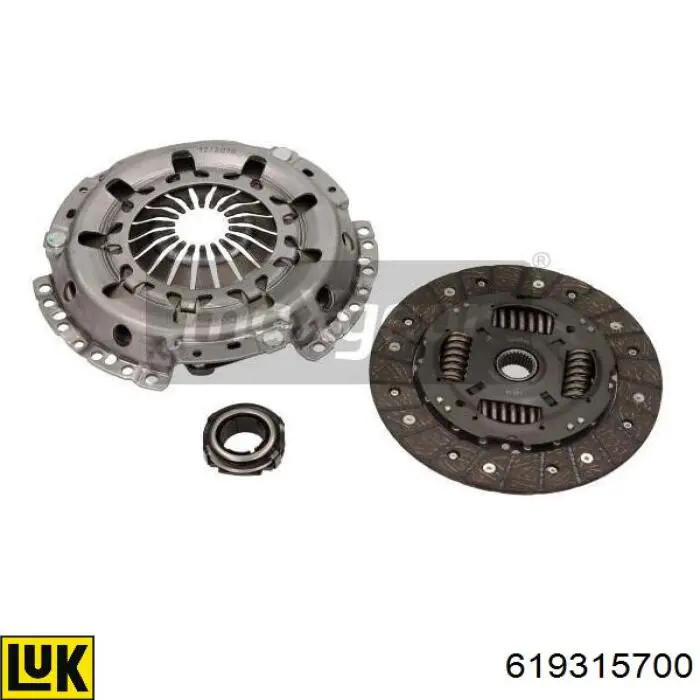 Do koszyka 619315700 LUK Zestaw sprzęgła (3 części)