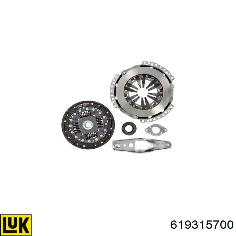 Zestaw sprzęgła (3 części) LUK 619315700 cena, od 136,68 USD