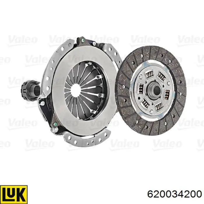 Zestaw sprzęgła (3 części) LUK 620034200 cena, od 120,86 USD