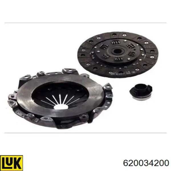 Do koszyka 620034200 LUK Zestaw sprzęgła (3 części)