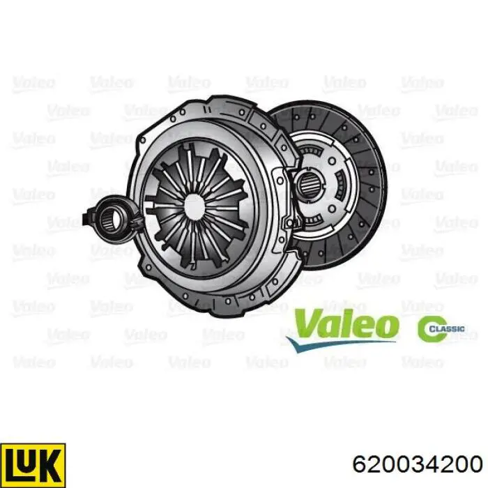 620034200 LUK Zestaw sprzęgła (3 części)