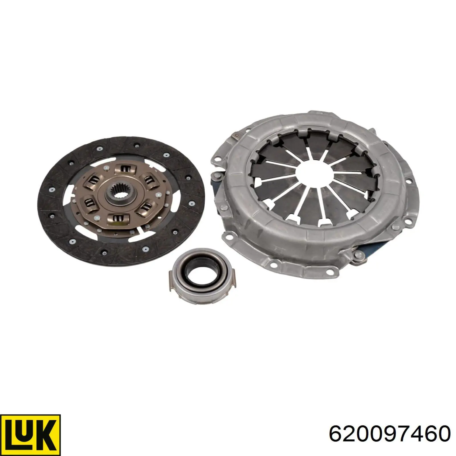 Zestaw sprzęgła (3 części) 620097460 LUK