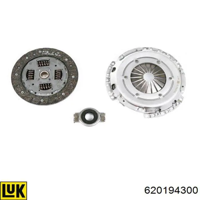 Zestaw sprzęgła (3 części) 620194300 LUK