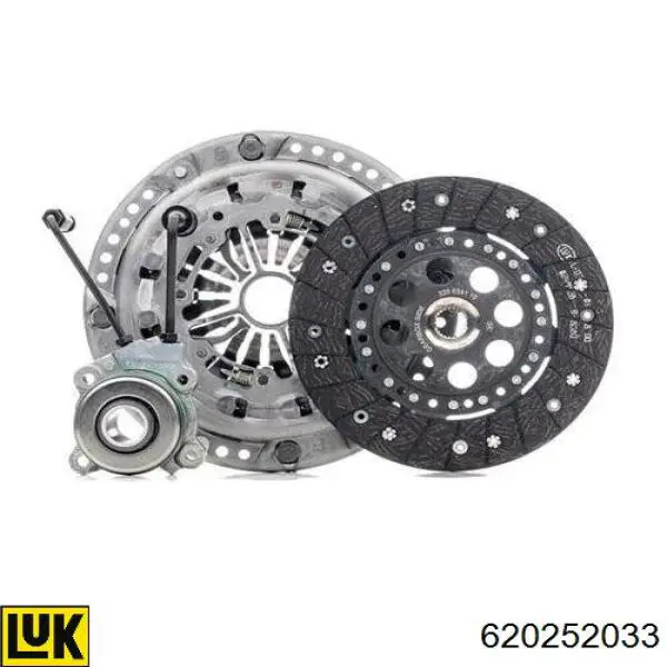 Zestaw sprzęgła (3 części) LUK 620252033 cena, od 405,00 USD