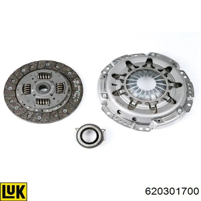 Zestaw sprzęgła (3 części) LUK 620301700 cena, od 118,91 USD