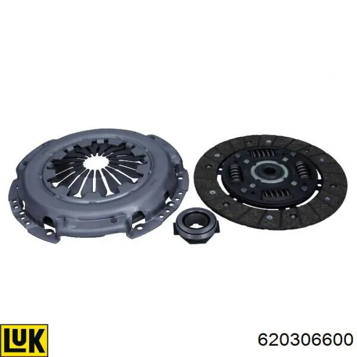 Zestaw sprzęgła (3 części) LUK 620306600 cena, od 95,51 USD