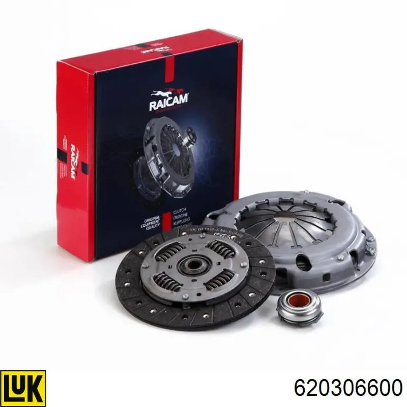 Zestaw sprzęgła (3 części) 620306600 LUK