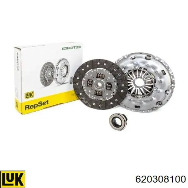 Zestaw sprzęgła (3 części) 620308100 LUK