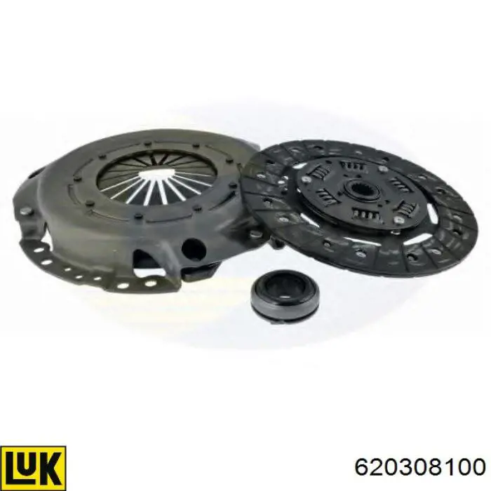 Zestaw sprzęgła (3 części) LUK 620308100 cena, od 109,79 USD