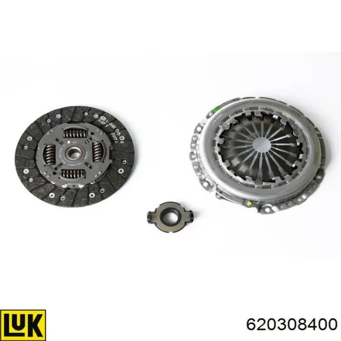 Zestaw sprzęgła (3 części) LUK 620308400 cena, od 113,42 USD