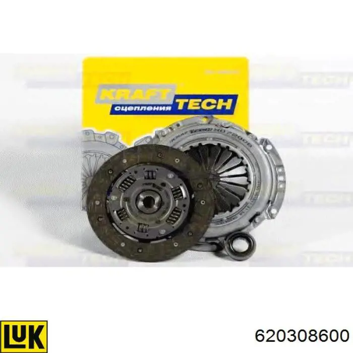 Zestaw sprzęgła (3 części) LUK 620308600 cena, od 128,52 USD