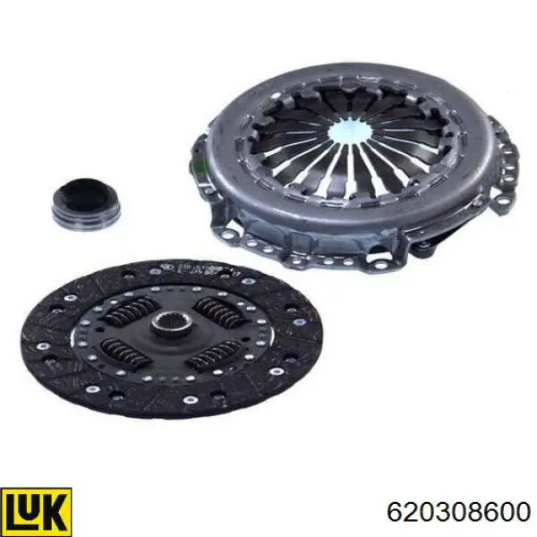 Zestaw sprzęgła (3 części) 620308600 LUK