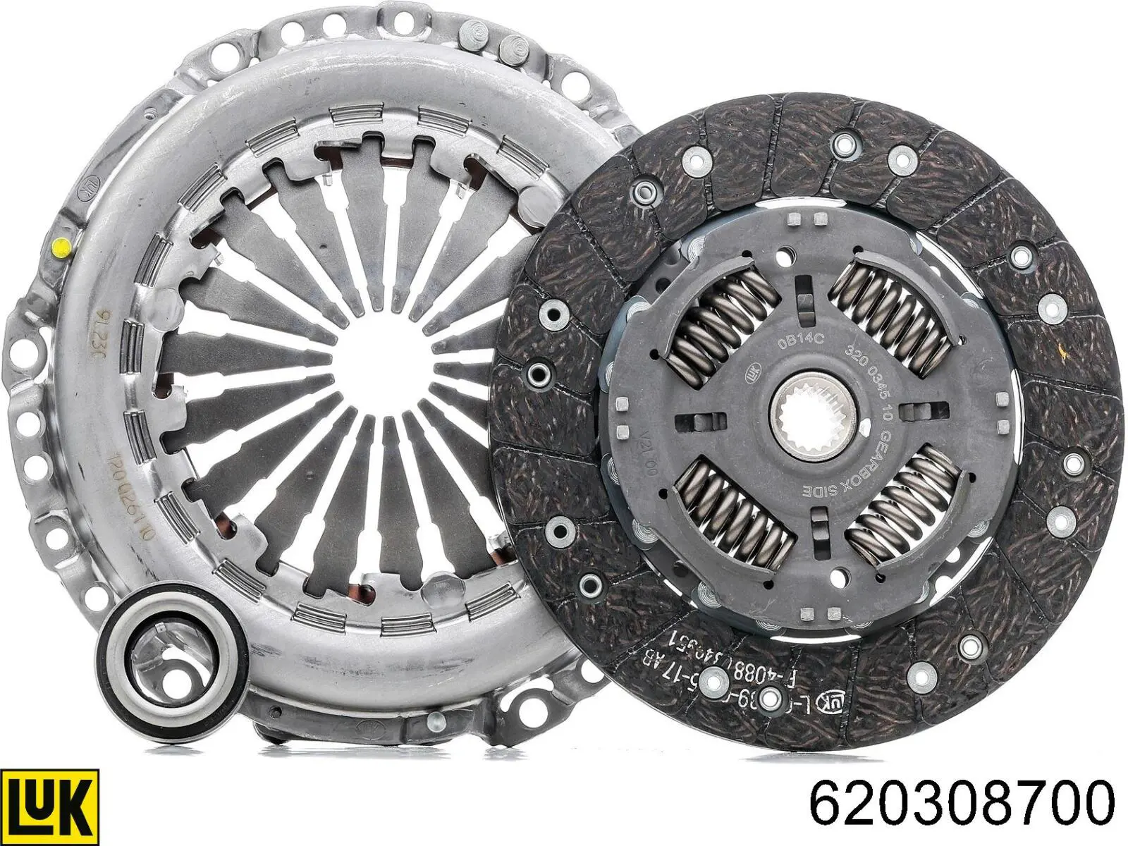Zestaw sprzęgła (3 części) 620308700 LUK