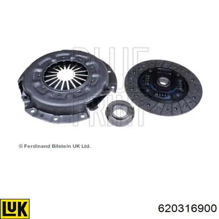 Zestaw sprzęgła (3 części) LUK 620316900 cena, od 141,49 USD