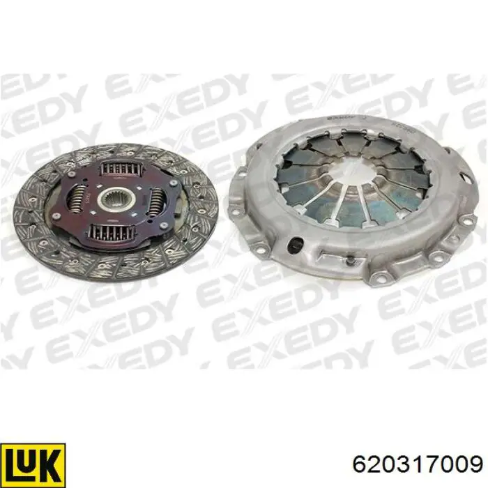 Zestaw sprzęgła (3 części) LUK 620317009 cena, od 120,37 USD
