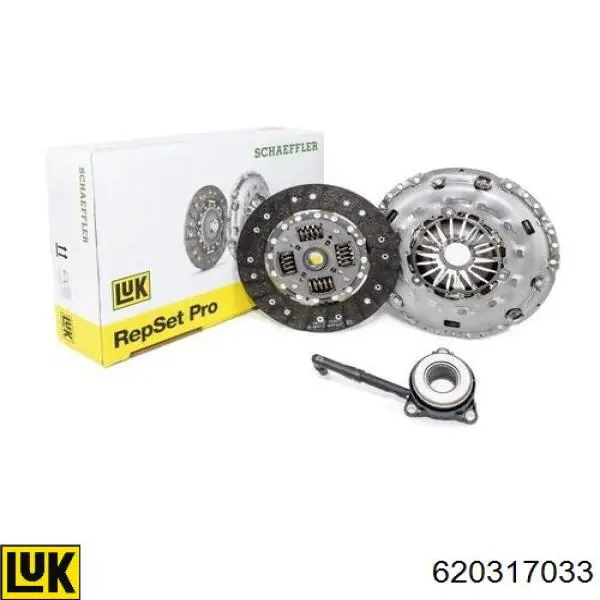 Zestaw sprzęgła (3 części) LUK 620317033 cena, od 209,06 USD