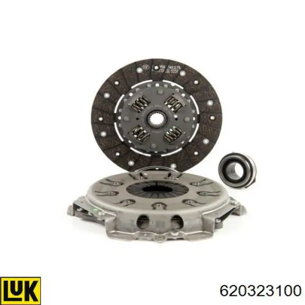 Zestaw sprzęgła (3 części) LUK 620323100 cena, od 119,61 USD