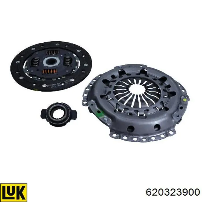 Zestaw sprzęgła (3 części) LUK 620323900 cena, od 140,75 USD