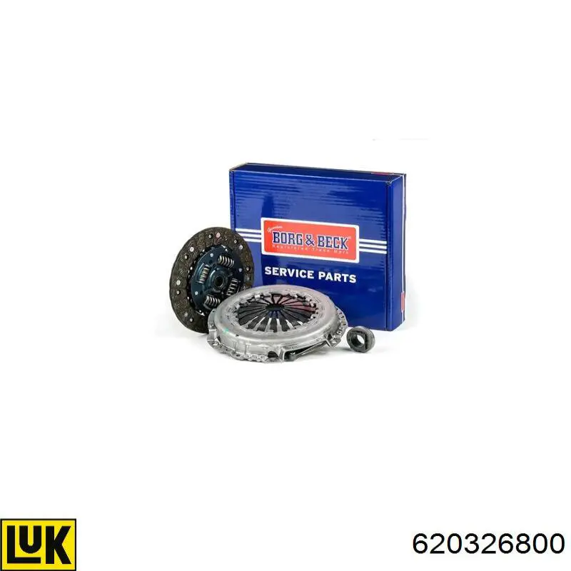 Zestaw sprzęgła (3 części) 620326800 LUK