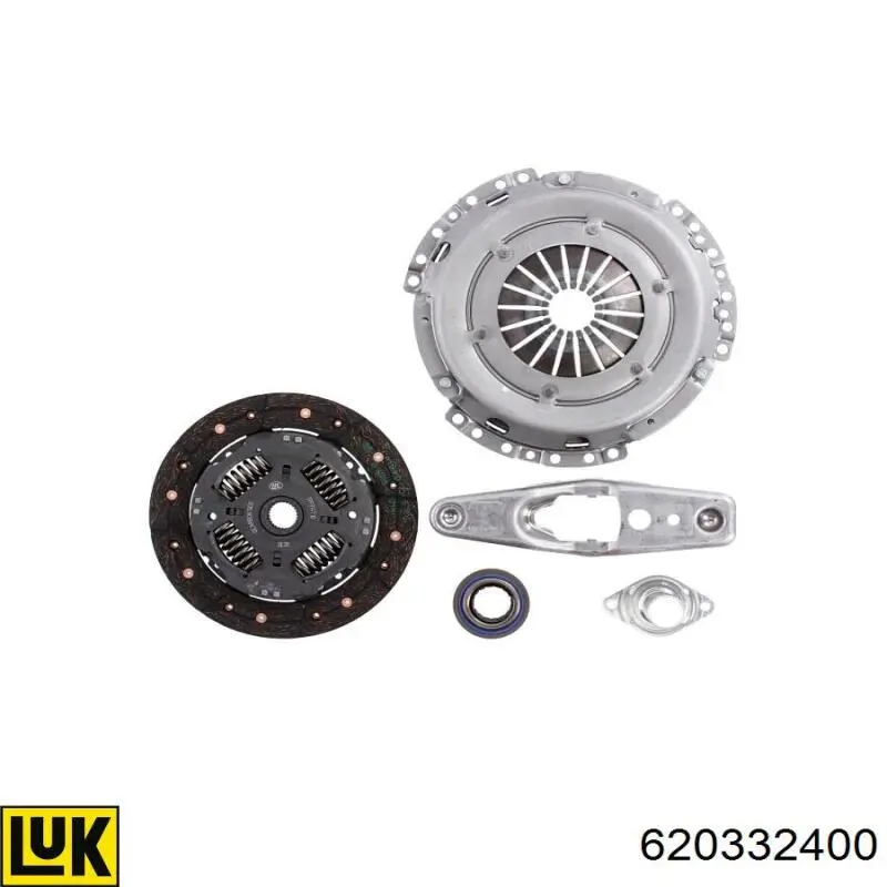 Zestaw sprzęgła (3 części) LUK 620332400 cena, od 109,20 USD