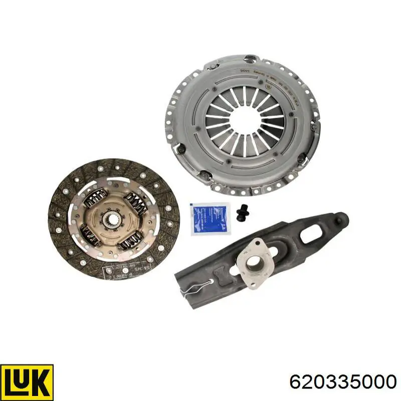 Do koszyka 620335000 LUK Zestaw sprzęgła (3 części)