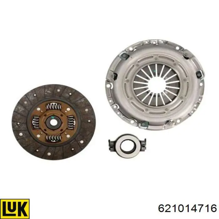 Zestaw sprzęgła (3 części) LUK 621014716 cena, od 129,45 USD