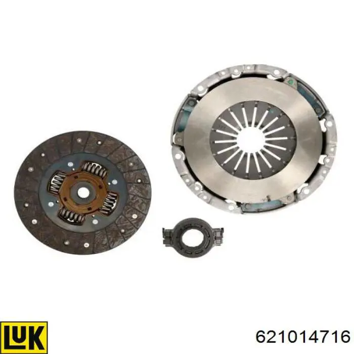 Zestaw sprzęgła (3 części) 621014716 LUK