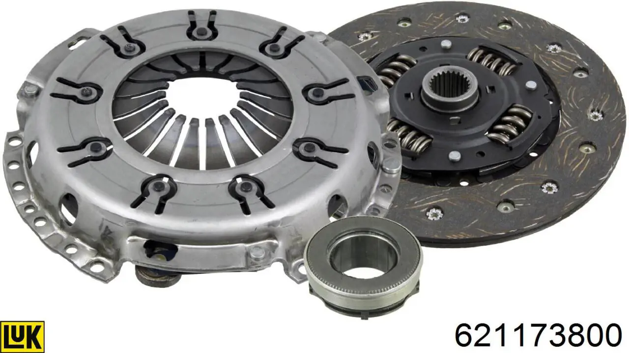 Do koszyka 621173800 LUK Zestaw sprzęgła (3 części)