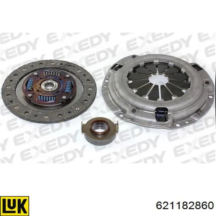 Zestaw sprzęgła (3 części) LUK 621182860 cena, od 135,06 USD