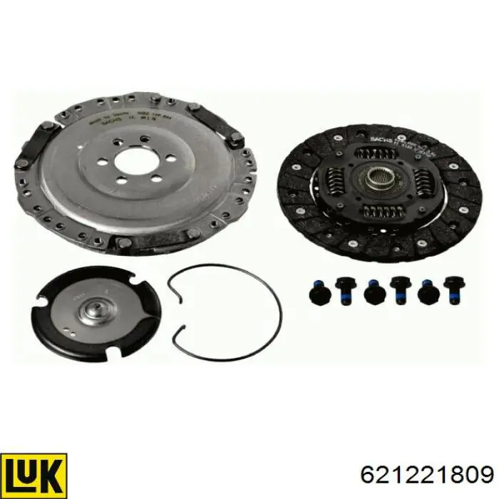 Zestaw sprzęgła (3 części) LUK 621221809 cena, od 114,06 USD