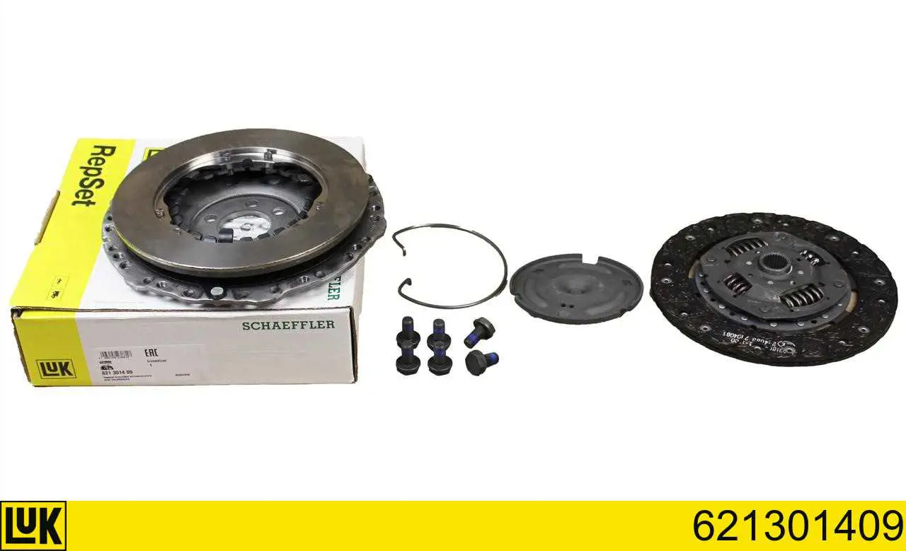 Zestaw sprzęgła (3 części) LUK 621301409 cena, od 118,22 USD
