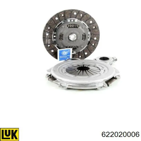 Zestaw sprzęgła (3 części) LUK 622020006 cena, od 151,50 USD