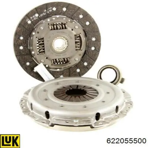 Do koszyka A201250030180 Mercedes Zestaw sprzęgła (3 części)