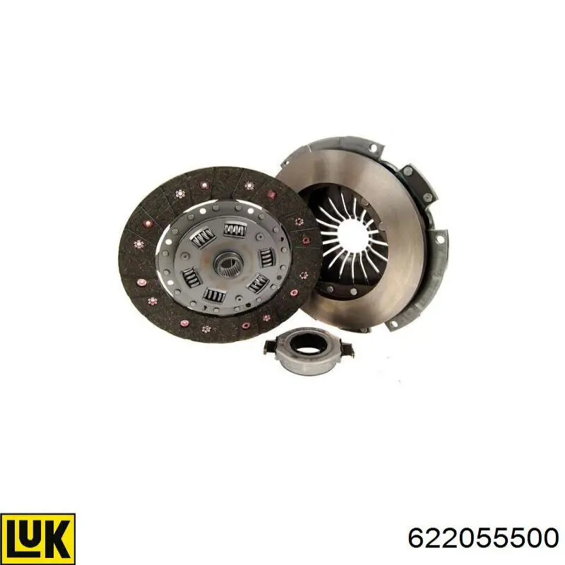 Zestaw sprzęgła (3 części) 622055500 LUK