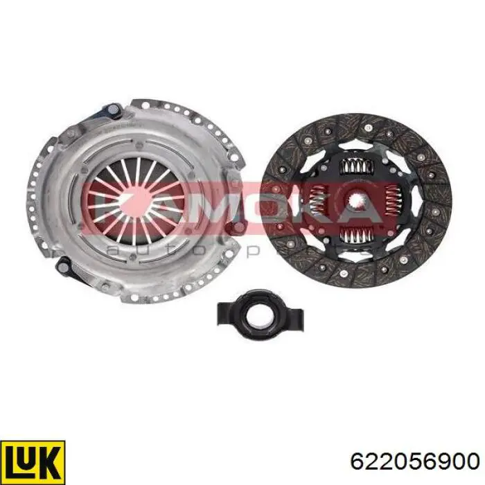 Do koszyka 622056900 LUK Zestaw sprzęgła (3 części)