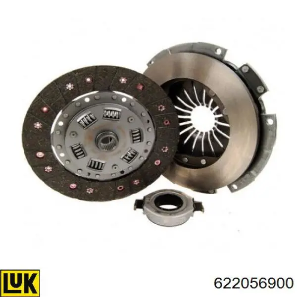 Do koszyka 622056900 LUK Zestaw sprzęgła (3 części)