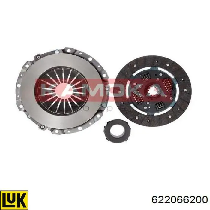 Do koszyka 622066200 LUK Zestaw sprzęgła (3 części)