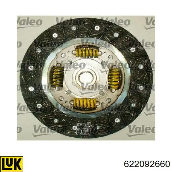 Do koszyka 622092660 LUK Zestaw sprzęgła (3 części)