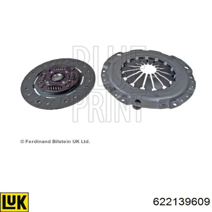 Zestaw sprzęgła (3 części) LUK 622139609 cena, od 130,07 USD