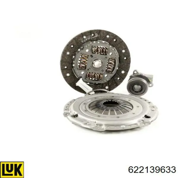 Zestaw sprzęgła (3 części) LUK 622139633 cena, od 194,59 USD