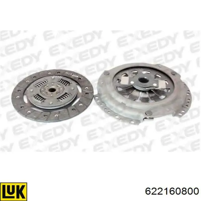 Do koszyka 622160800 LUK Zestaw sprzęgła (3 części)