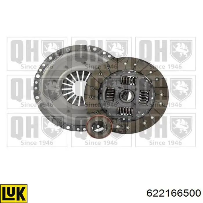 Zestaw sprzęgła (3 części) LUK 622166500 cena, od 221,05 USD
