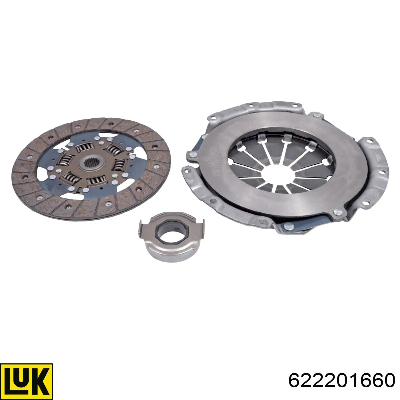 Zestaw sprzęgła (3 części) LUK 622201660 cena, od 151,62 USD