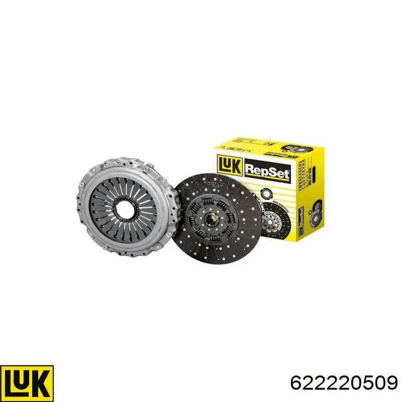 Zestaw sprzęgła (3 części) LUK 622220509 cena, od 131,56 USD