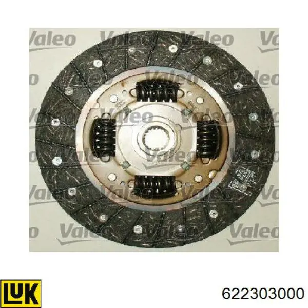 Zestaw sprzęgła (3 części) LUK 622303000 cena, od 168,52 USD