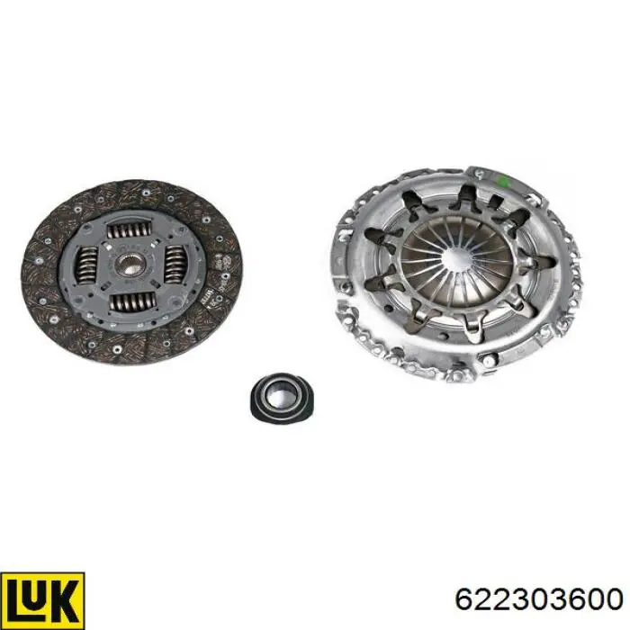 Zestaw sprzęgła (3 części) LUK 622303600 cena, od 122,43 USD