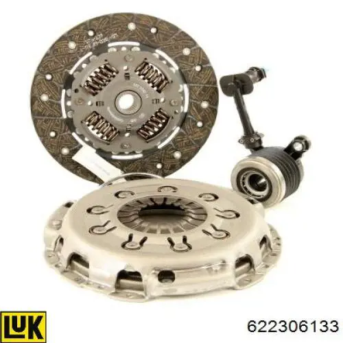Zestaw sprzęgła (3 części) LUK 622306133 cena, od 146,51 USD