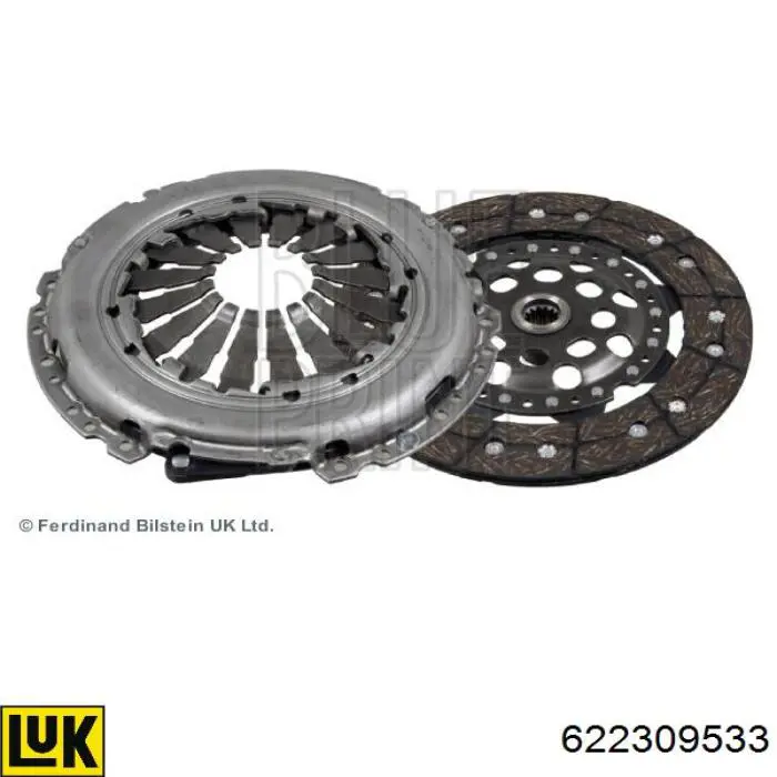 Zestaw sprzęgła (3 części) LUK 622309533 cena, od 173,62 USD